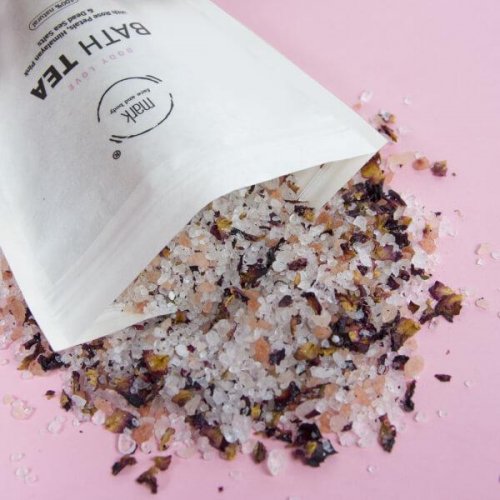 Koupelová sůl MARK Bath tea BODY LOVE se solí z Mrtvého moře 400 g