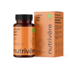 Nutrivore Orgánová výživa „Nature's superfood“ na podporu imunity a pečene“ bio 180 kapsúl min.trv.12/2025