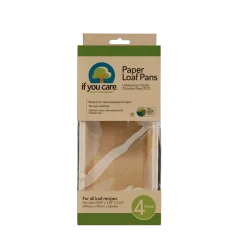 If you care Forma na pečenie koláčov hranatá, nebielená, 20 x 7 cm, 4 ks