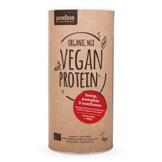 Purasana Protein MIX BIO kakao (konopí, slunečnice, hrách, dýně) 400 g