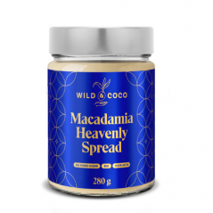 Wild&Coco Macadamia Heavenly Spread makadamová pomazánka BIO 280g