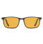 Foxman frames oranžové okuliare proti modrému a zelenému svetlu Harrison black