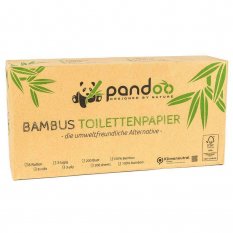 Bambusový toaletný papier Pandoo (trojvrstvový) 8 ks
