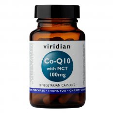 Viridian Koenzým Q10 100mg s MCT olejom 30 kapsúl