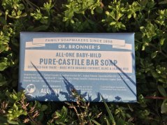 Dr. Bronner's tuhé mýdlo Baby mild bez vůně 140 g