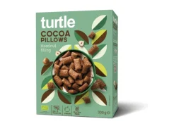 Turtle Bio Cereálne čoko vankúšiky s náplňou z lieskových orechov 300 g