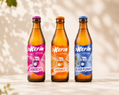 Kefir Eau Vertueuse degustační sada bio vodních kefírů ve skle 3× 330 ml