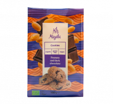 Migibi Bio Sušenky arašídy a hořká čokoláda 100 g
