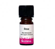 Armina Bio éterický olej Ruža damašská 5% v bio mandľovom oleji 5 ml
