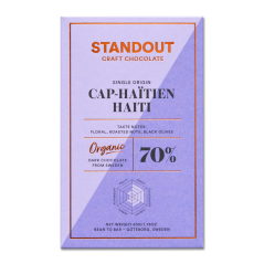 Standout Chocolate Haiti Cap-Haïtien 70 % – BIO horká čokoláda 50 g