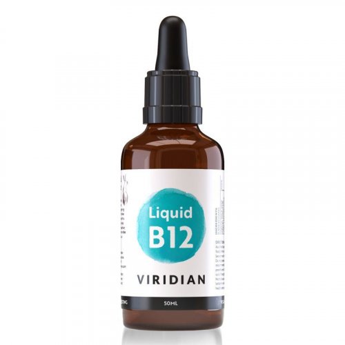 Viridian Tekutý vitamín B12 500 µg 50 ml