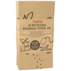 Memo papírové sáčky na bioodpad 10 l 20 ks