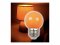 Biodynamická večerná oranžová LED žiarovka E27 2W