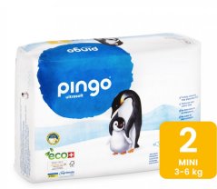 Pingo ekologické plenky mini (3-6 kg) 42 ks