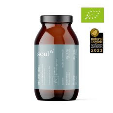 Soulel Biota Bio prášok na podporu zažívania s obsahom prebiotik a fermentov 200g
