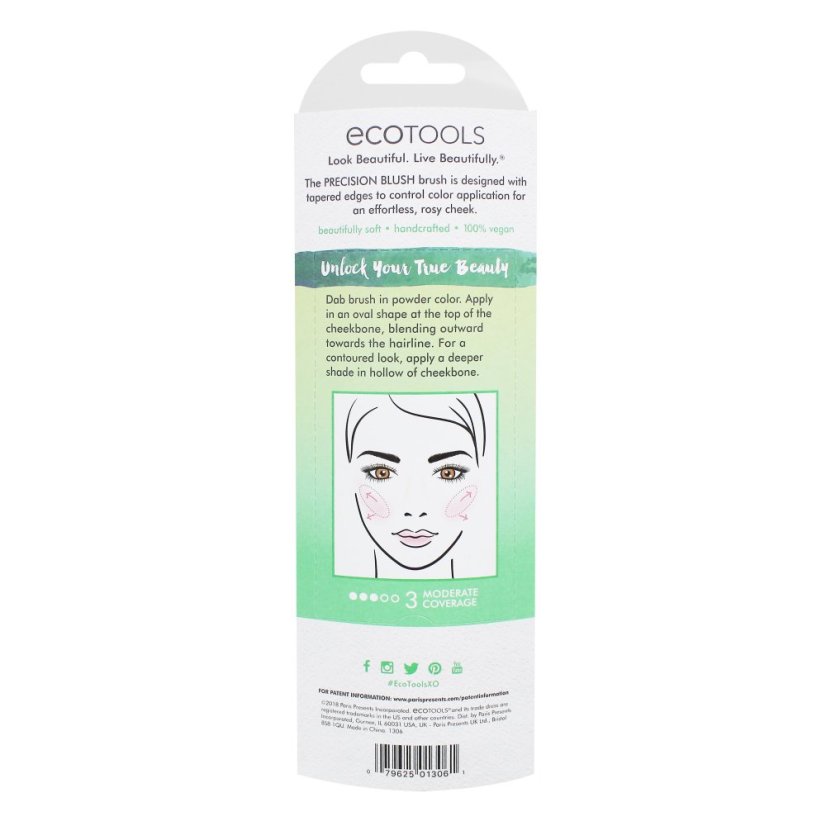 Ecotools Štetec na lícenku precision