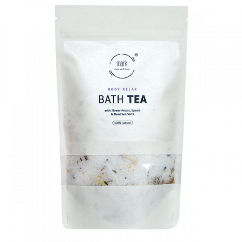 Koupelová sůl MARK scrub Bath tea RELAX s epsomskou solí 400 g