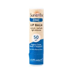 Suntribe prírodný minerálny balzam na pery SPF 50 5 g