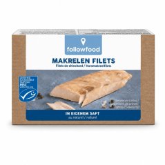 Followfood Filety makrely ve vlastní šťávě 125 g