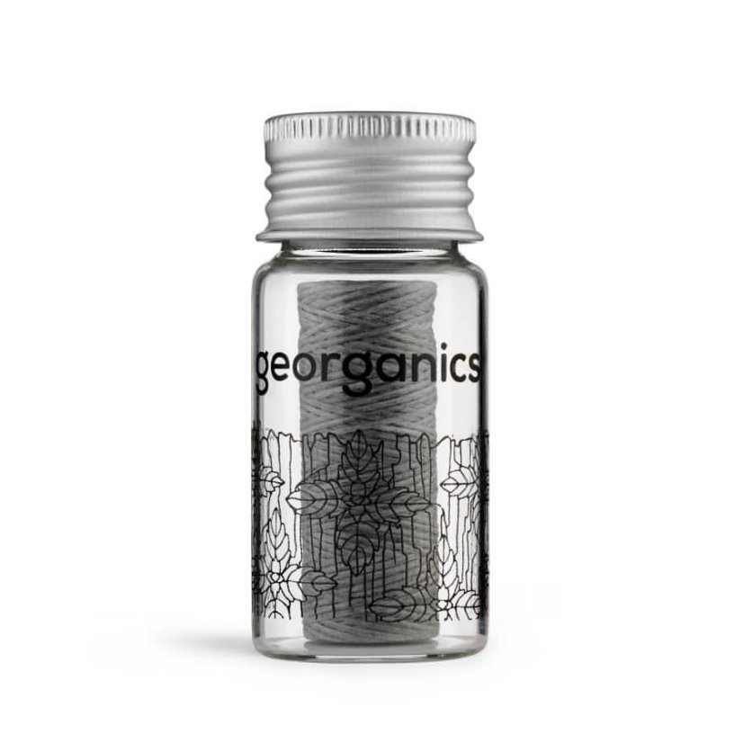 Georganics Dentálna niť s aktívnym uhlím 50 m