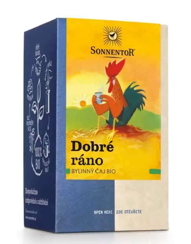 Sonnentor Bio porcovaný bylinný čaj Dobré ráno 27 g