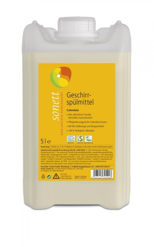 Sonett tekutý prostředek na nádobí měsíček