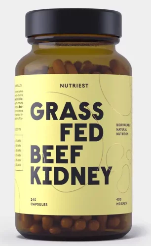 Nutriest Grass-fed lyofilizované bio hovädzie obličky 240 kapsúl