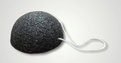 Konjac houbička černá s aktivním uhlím