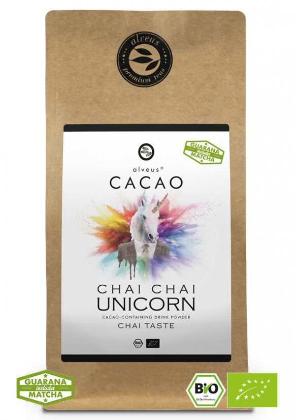 Alveus Bio zmes kakaa a korenia chai chai pre prípravu nápoja 125 g