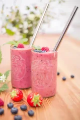 Tierra Verde Nerezová slamka, široká na smoothie 21 cm 1 ks
