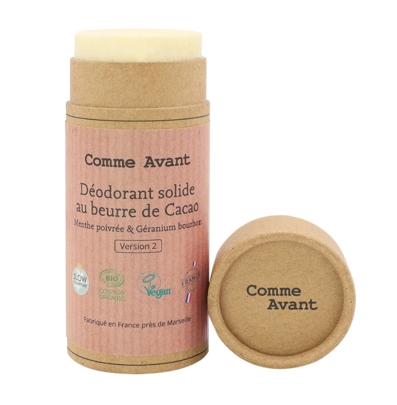 Comme Avant Bio deodorant bezsodý geranium bourbon a máta peprná s hořčíkem 60 g