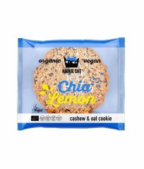 Kookie Cat Sušenka s citrónem a chia semínky, bio, balení 50g