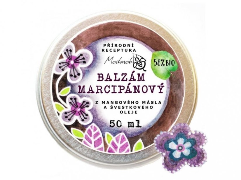 Medarek Marcipánový balzam bio 50 ml min.trv.05/2026