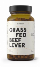Nutriest grass-fed lyofilizovaná bio hovädzia pečeň v kapsliach 240 kapsúl