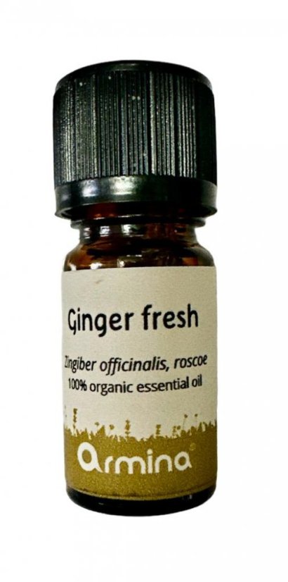 Armina esenciální olej zázvor bio 5 ml Armina esenciální olej zázvor bio 5 ml