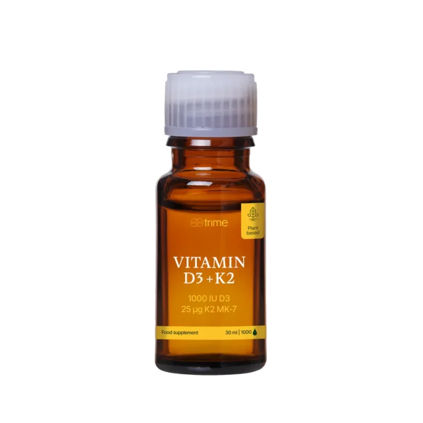 Trime Vitamin D3 1000 IU + K2 MK7 25µg v bio MCT oleji 30 ml