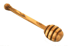 Olivenholz Palička na med z olivového dřeva 14 cm