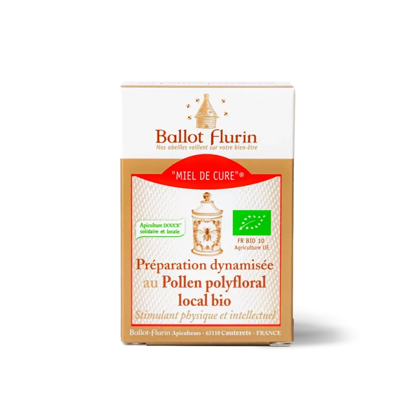 Ballot-Flurin Cure® med s organickým lokálním polyflorálním pylem 125 g