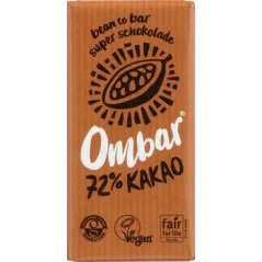 Ombar Bio Raw 72% Kakao vegán čokoláda 70 g
