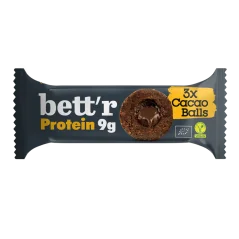 Bett´r bio Proteinové kuličky s kakaovou náplní 45 g min.trv.06/2025