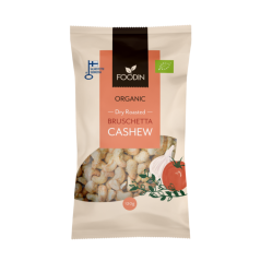 Foodin pražené kešu oříšky s bruschetta kořením vegan bio 120 g