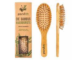Pandoo Bambusový kartáč na vlasy s přírodními štětinami