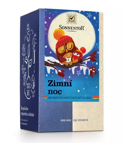Sonnentor Bio porcovaný aromatizovaný ovocný čaj Zimní noc 45 g Sonnentor Bio porcovaný aromatizovaný ovocný čaj Zimní noc 45 g