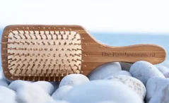 Bamboovement bambusový hřeben kartáč na vlasy hranatý