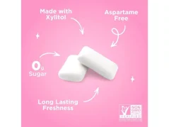 PÜR Žuvačky bez aspartámu Bubblegum s xylitolom, bez cukru