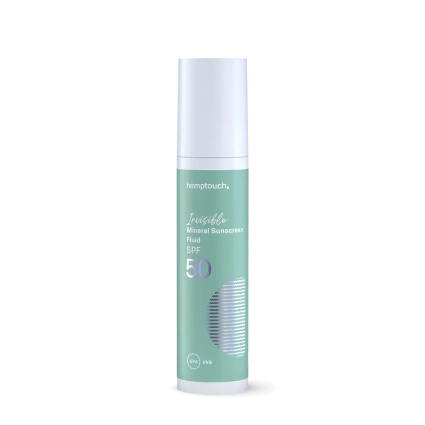 Hemptouch minerální opalovací fluid na obličej SPF 50 50 ml