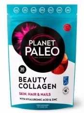 Planet Paleo Mořský kolagen Beauty s kyselinou hyaluronovou příchuť jahoda 231 g