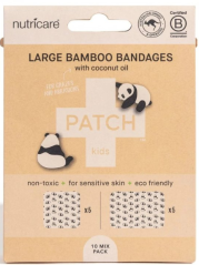 Patch bambusové náplasti široké s kokosovým olejem 10 ks