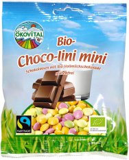 Oekovital bio čokoládové cukríky s cukrovou polevou 100 g