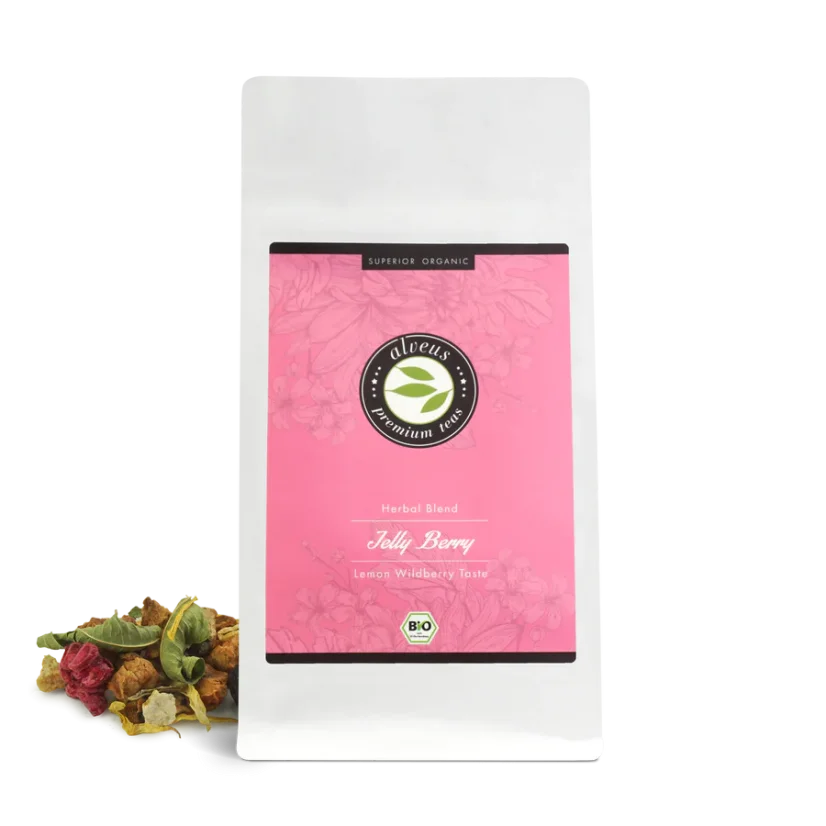 Alveus Bio prémiová čajová zmes rooibos a ovocie Jelly Berry 150 g